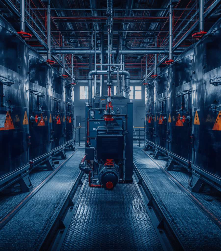 Industrial environment, illustrative image